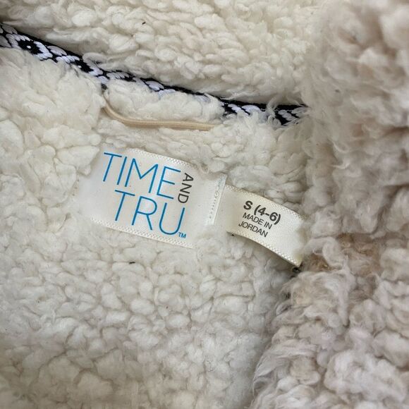 Sherpa fleece half-zip sweater - Picture 4 of 4